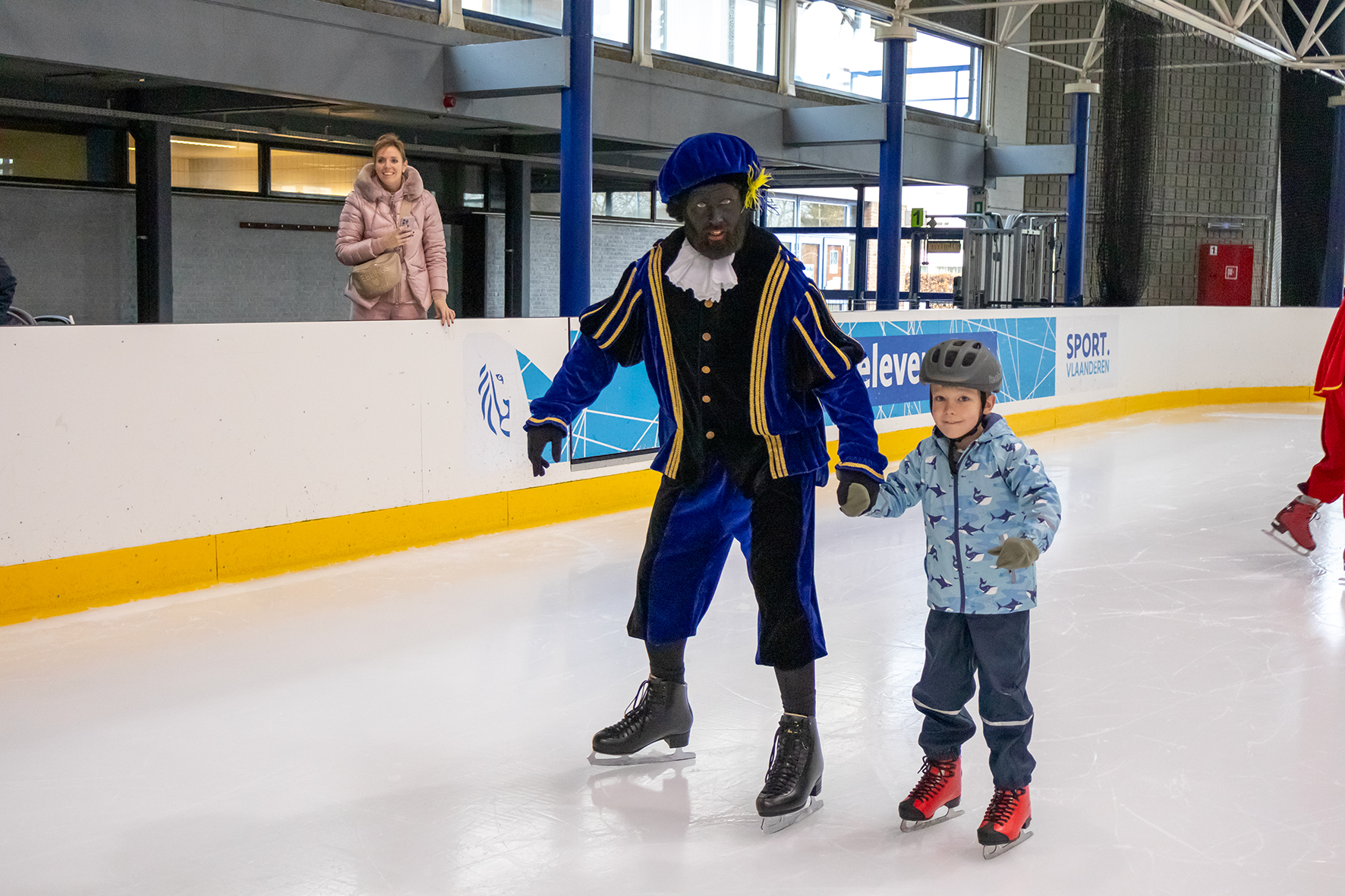 Sfeerbeelden schaatpieten Hasselt