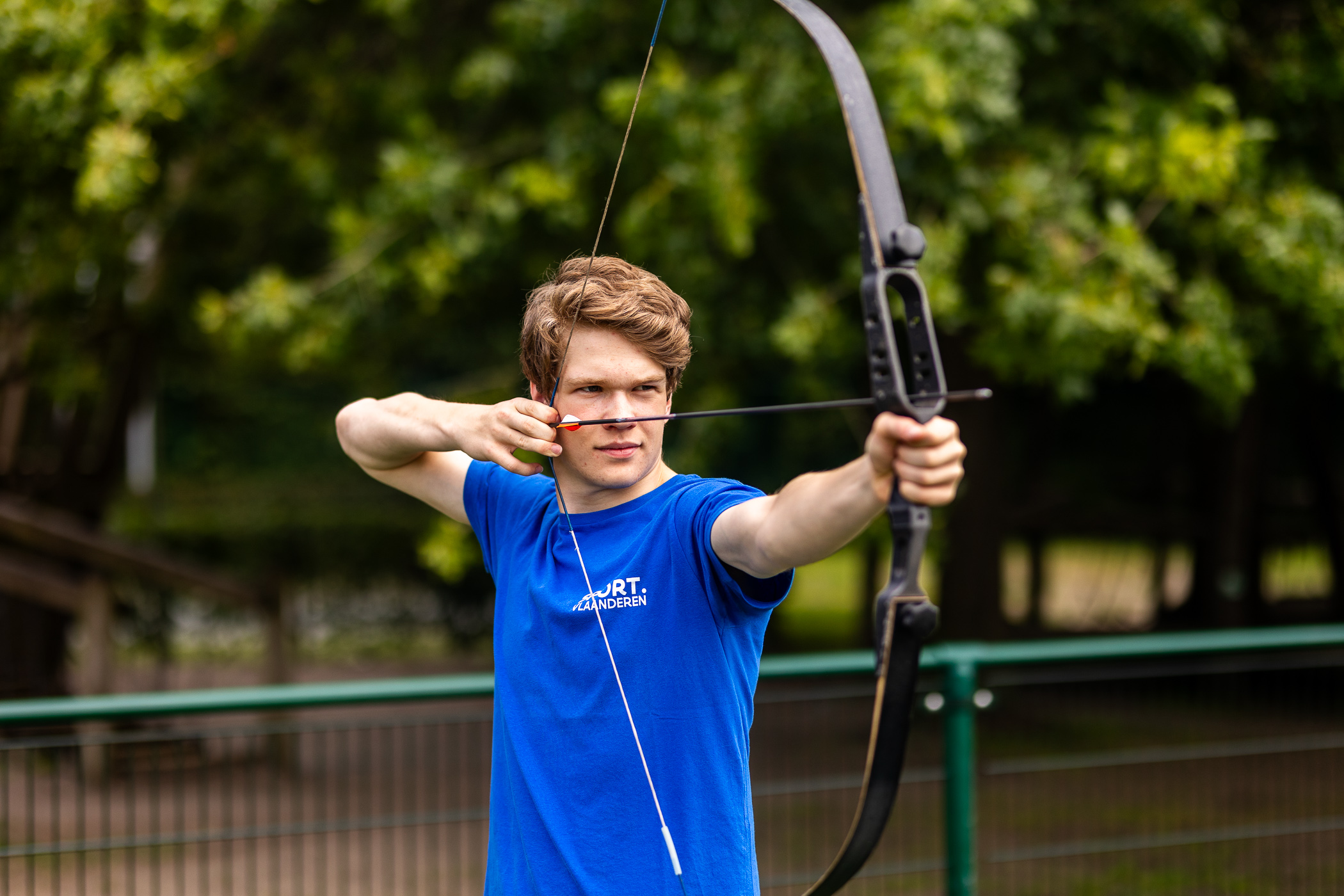 Zomershoot tijdens  de sportkampen