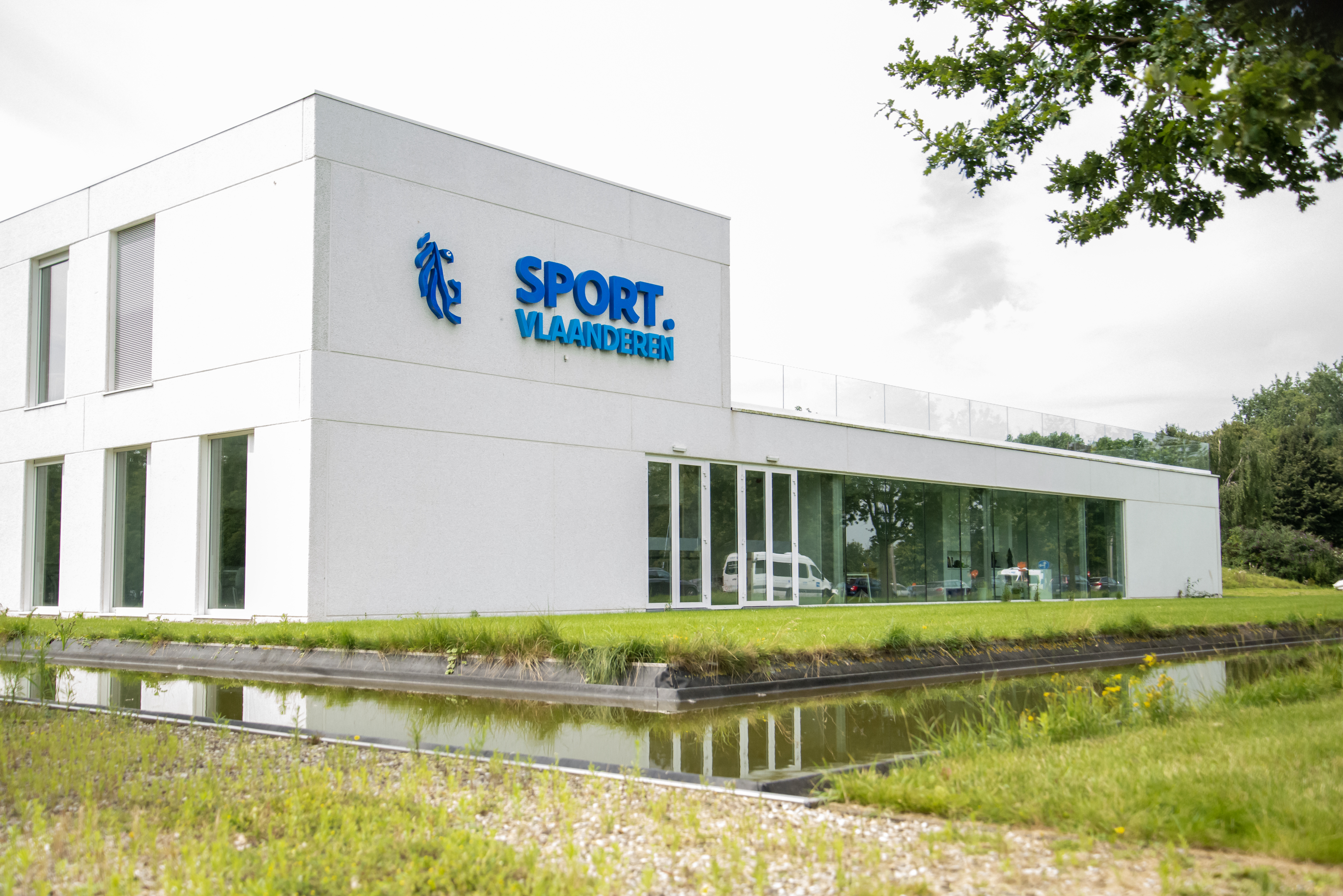 Algemeen beeld van infrastructuur - het opleidingsgebouw - van Sport Vlaanderen Gent