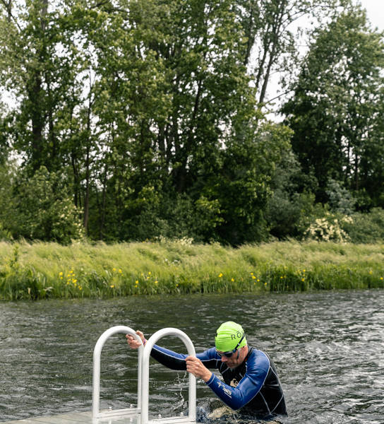 In Willebroek kan je als teambuilding een bedrijfstriatlon organiseren.