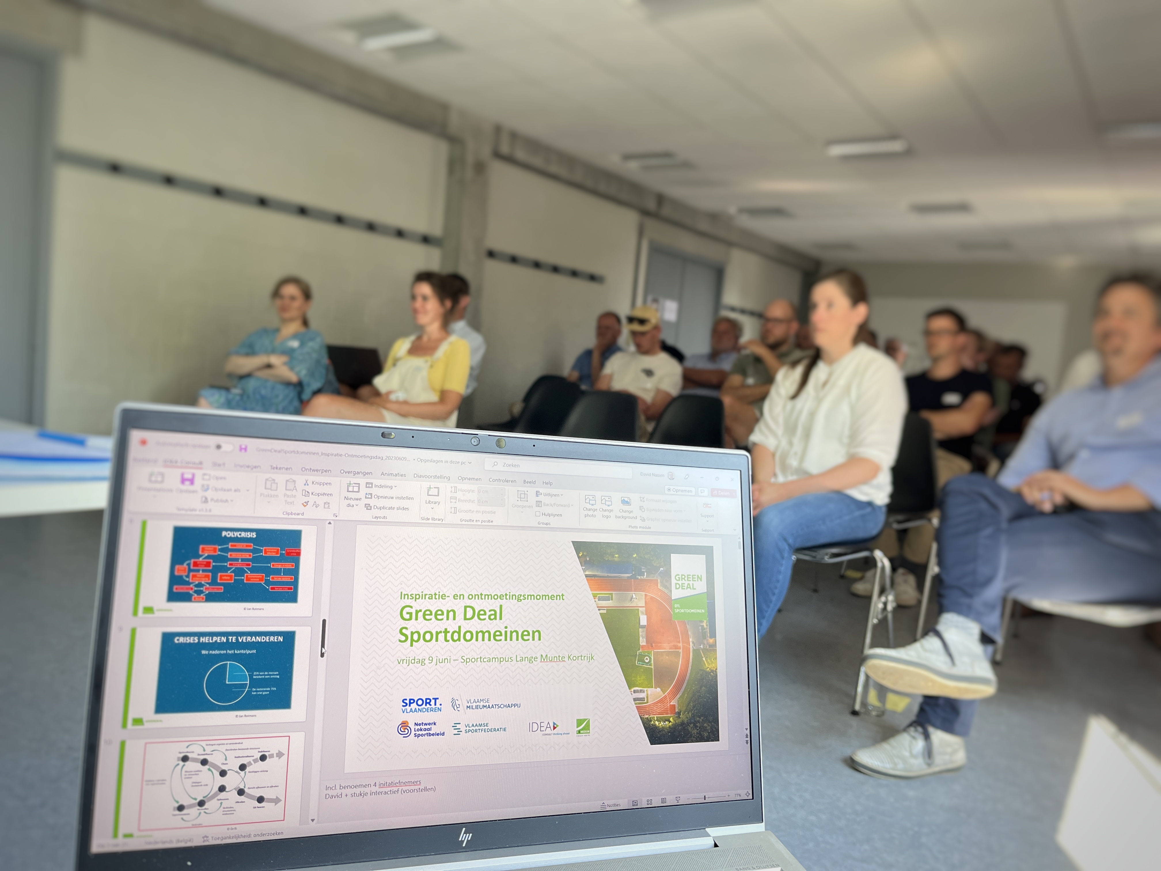 tweede inspiratiedag Grean Deal Sportdomeinen