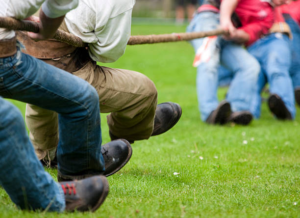 teambuilding touwtrekken en highlandgames