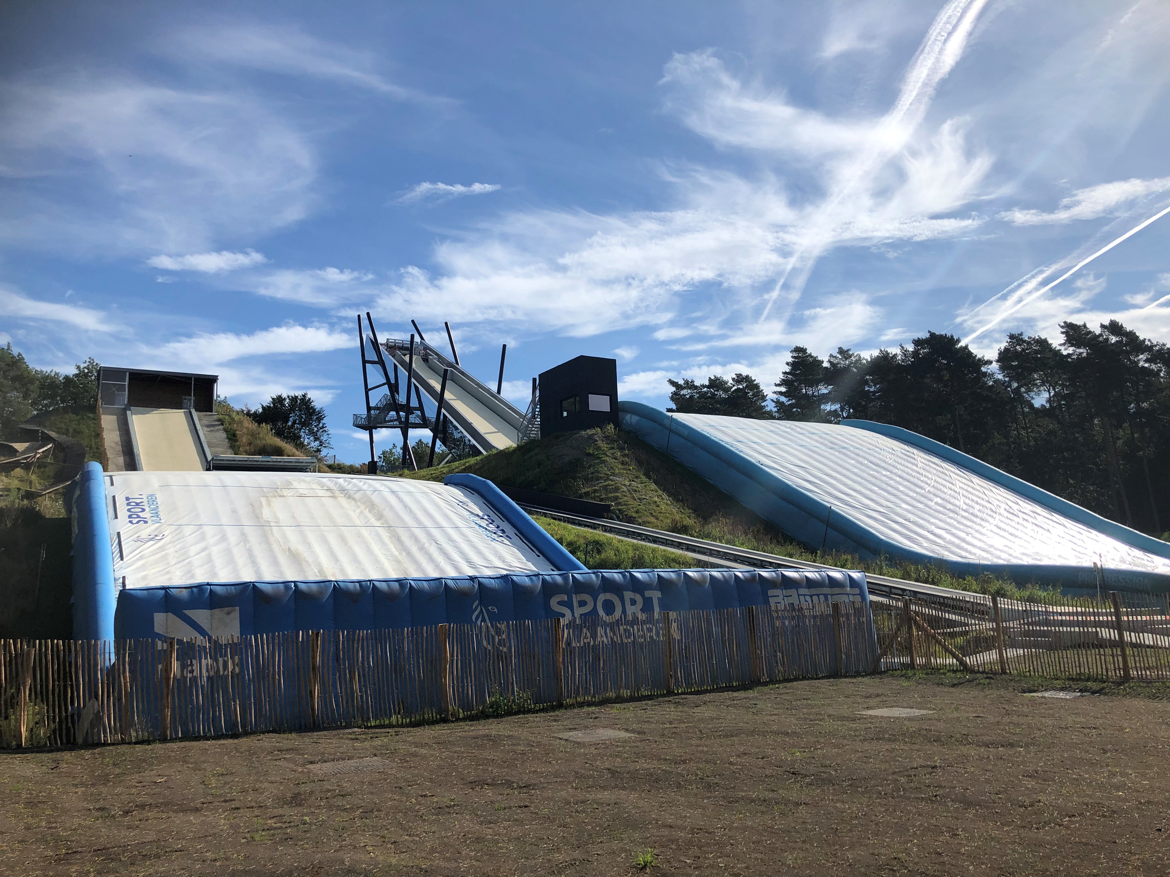 Hierop zien jullie onze mooie dryslope en tubing baan te Genk