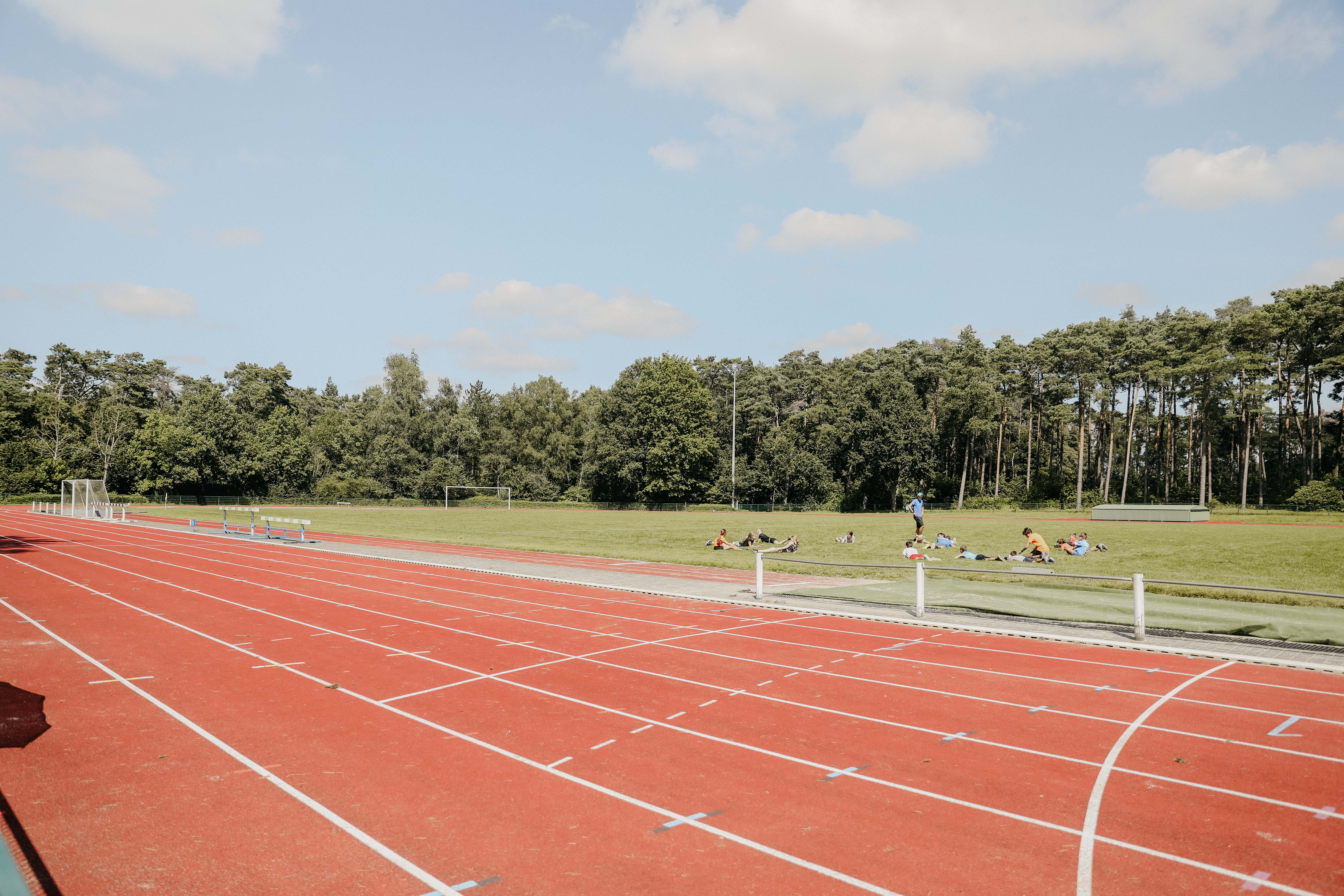 Algemeen beeld van infrastructuur van sportcentrum in Herentals
