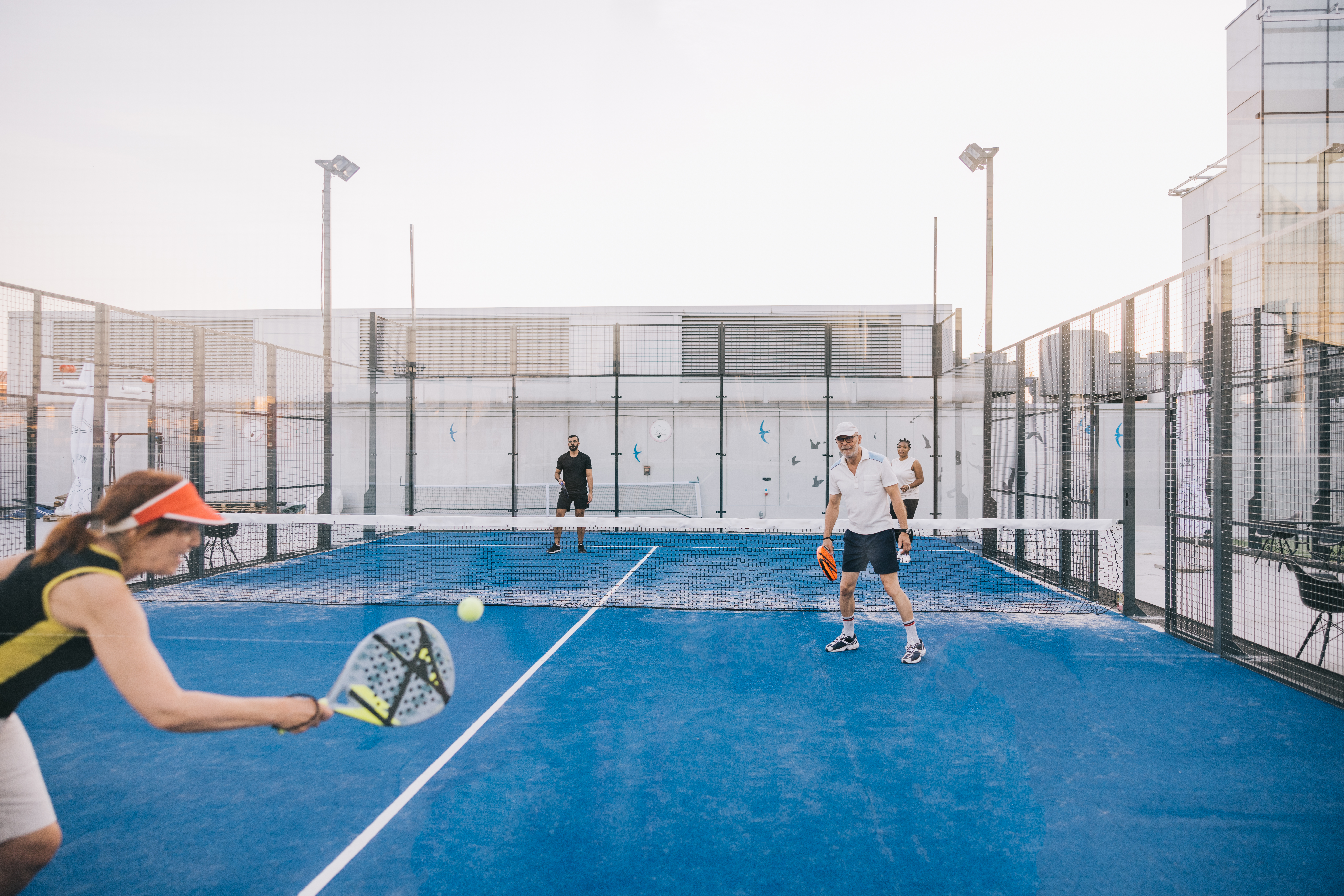 Padel dubbelspel